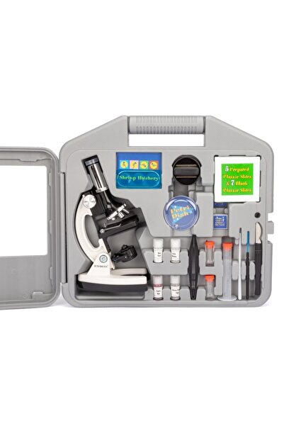 Bushman Junior Science 1200x Taşıma Çantalı Beyaz Mikroskop