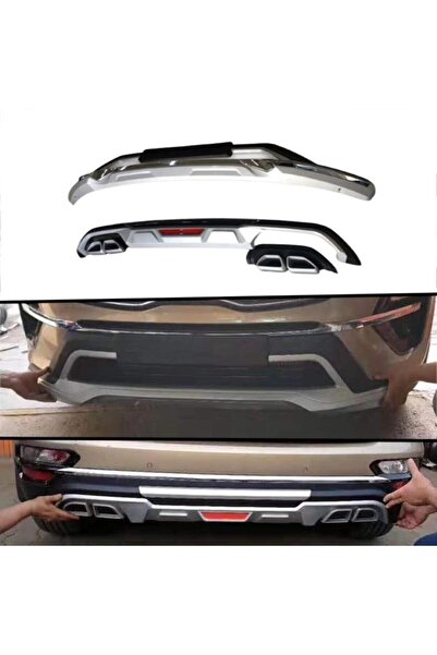 PLUSOTOTUNİNG Plus Oto Aksesuar Kia Sportage 2018-2020 Uyumlu Ön Arka Tampon ...
