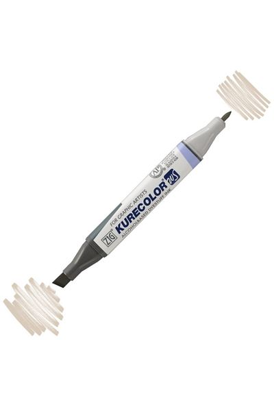Zig Kurecolor Kc3000 Twin S Marker Pen W04 Warm Gray 4