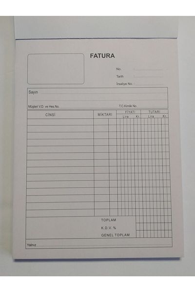 DEFTERSAN 2/50 Factură 50 Bucăți Autocopie 12 Bucăți