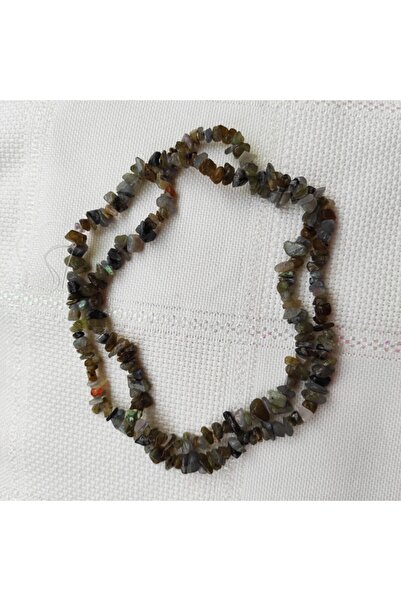 ByKolyeucum خرز من حجر اللابرادوريت المكسور (80 سم) - Klckr0020