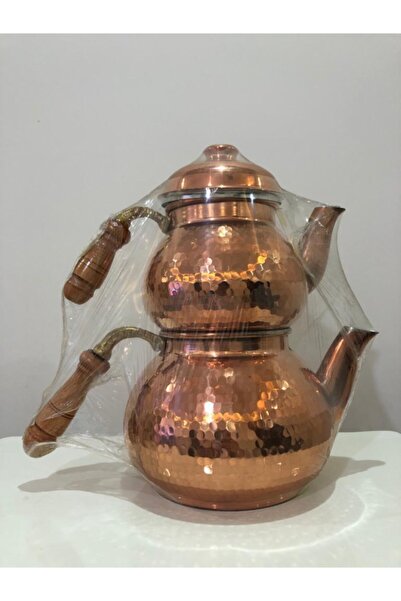 HAKSEL Bakır Çaydanlık Takımı