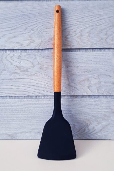 krommet Bambu Saplı Silikon Spatula