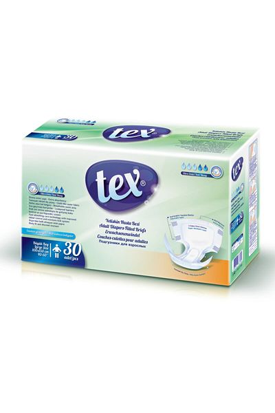 Tex Patient Diapers - 30 Pack Large (Size L)