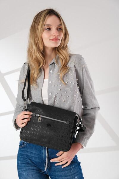 Just Polo Kadın 3 Bölmeli Ayarlanabilir Uzun Askılı Çanta