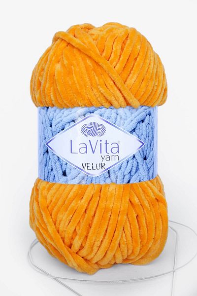 LaVita Yarn Velur Baby Velvet String Amigurumi - Πλεκτό νήμα Taka (3012-βερίκοκο)