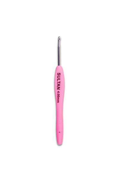 Sultan Crochet with Silicone Handle Size 4
