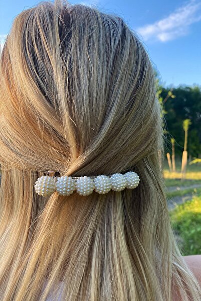 Ayenci Agrafă de păr cu design special, cu perla