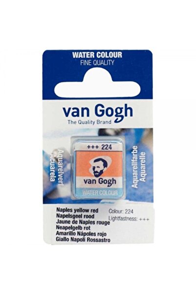 Van Gogh Van Gogh Sulu Boya - Naples Yellow Red 224 (yarım Tablet)