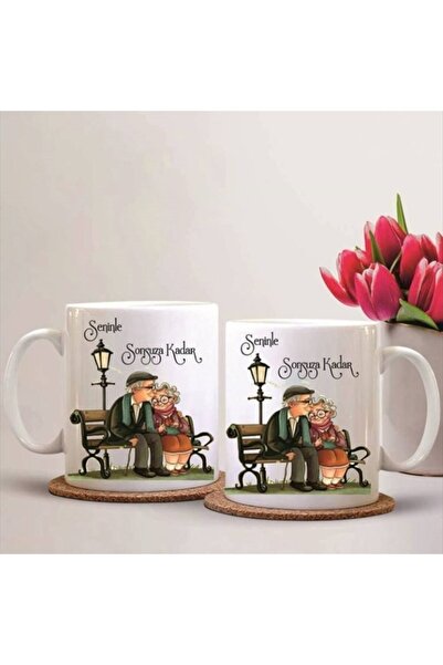 sıradışıhediyem Aşk Sevgili Kupa Bardak (2 Adet Gönderilecektir.)
