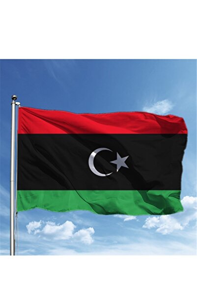 Fors Bayrak Libya Gönder Bayrağı 1.kalite Raşel Kumaş 50x75 Cm