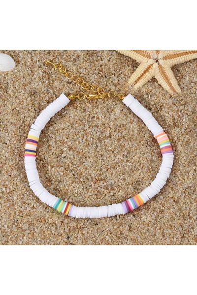 İPAR AKSESUAR Hal Hal White Fimo Beads