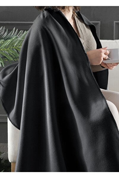 Denizli Concept Bloom Polar Shoulder Shawl Black 70x170 Cm