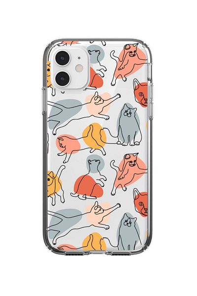 mooodcase حافظة هاتف شفافة متوافقة مع هاتف Iphone 11 مع حماية للعدسة