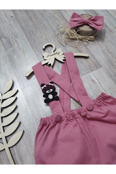 Feriatolye Teddy Bear Concept Baby Girl Romper