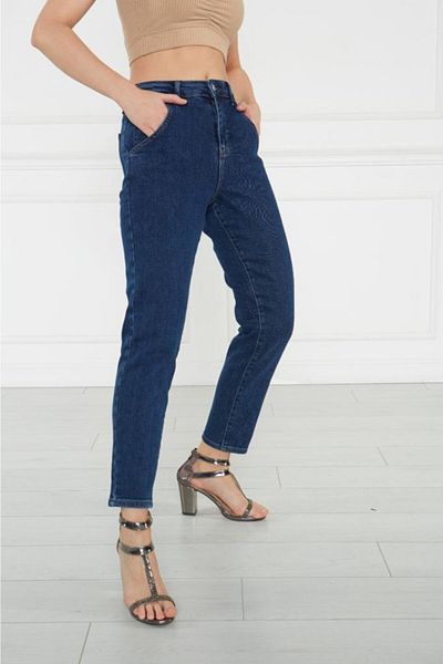 Bella denim Pantaloni de damă Blue Mom Balloon Jean