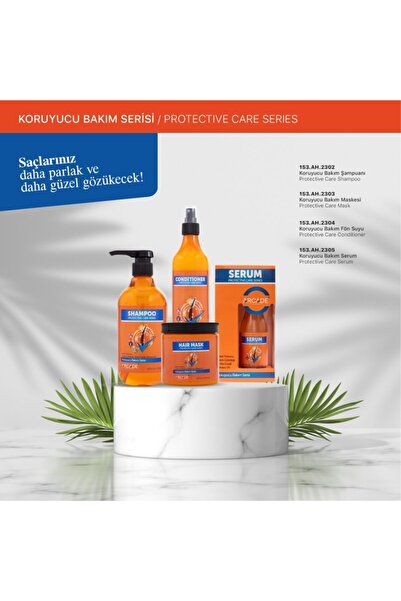 Arcade Koruyucu Bakım Serisi ( Şampuan+maske+serum+fön Suyu)