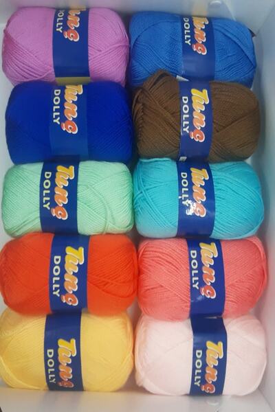 Tunç Çadır Patik Iplik Seti 10x100 Gram (10 Yumak)