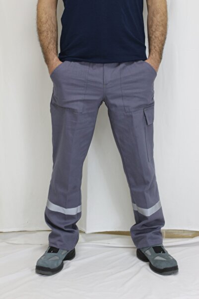Generic Brand Summer Work Pants Gray Color 16/12 Gabardine Reflective Trousers
