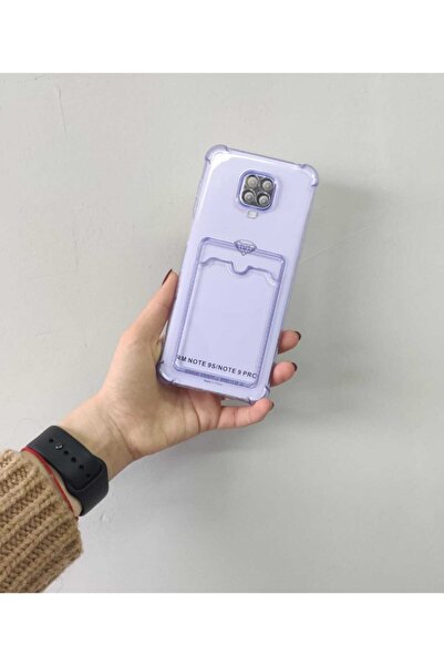 BilişimGo Technology Redmi Note 9s / 9 Pro Şeffaf Kartlıklı Köşe Korumalı Sil...