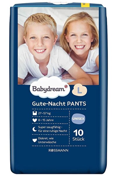 BABYDREAM العلامة التجارية: حفاضات التدريب كيلوت L 10 قطع الفئة: مستلزمات بحرية