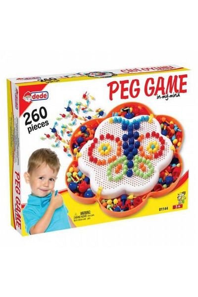 DEDE Flower Nail Game 260 Pieces