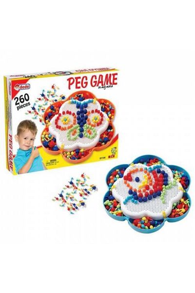 DEDE Flower Nail Game 260 Pieces