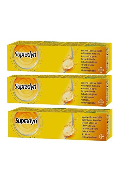 Supradyn Koenzim Q10 15 Efervesan Tablet X 3 Adet