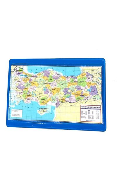 VİVA Türkiye Embossed Political Map A4 Size