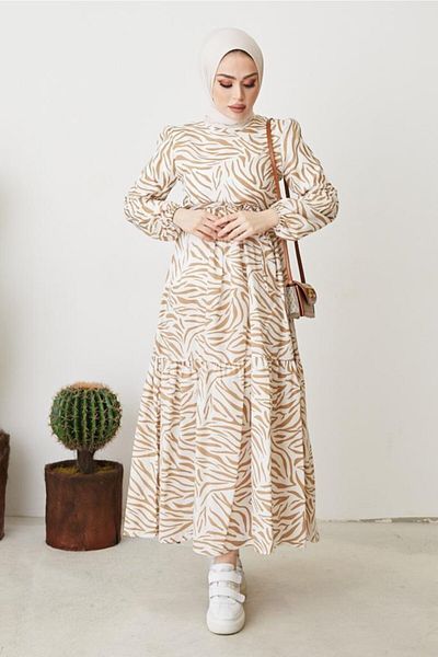 benguen Kleid mit Zebramuster