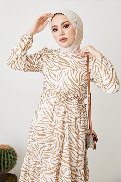 benguen Φόρεμα με σχέδιο Zebra