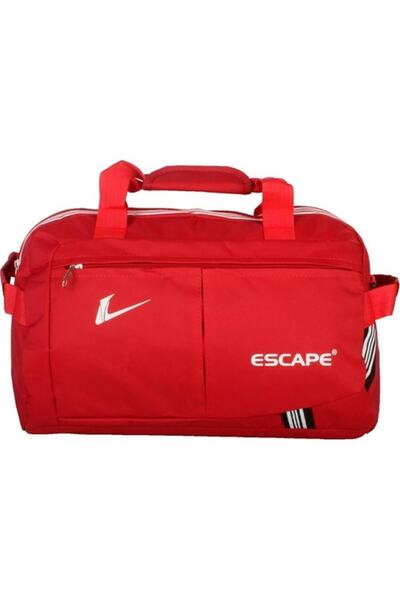 ESCAPE 111 Yeni Sezon Orta Boy Spor Seyahat Çantası Kırmızı