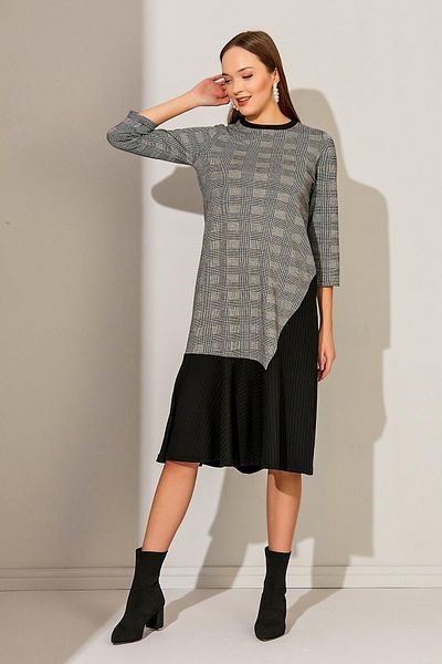 ALEXANDERGARDI Garnished Dress, Gray (b21-139900)