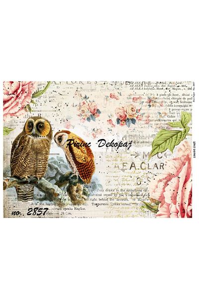 LİNEART Brass Decopage No:2857