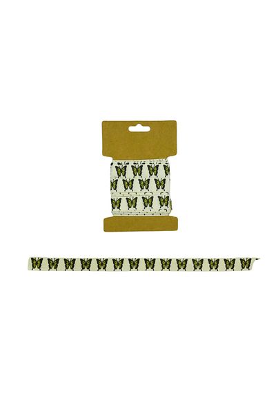 OzanTuhafiye Βαμβακερή κορδέλα Κοτόνι Κορδέλα 1,5 cm 4,5 Mt B110