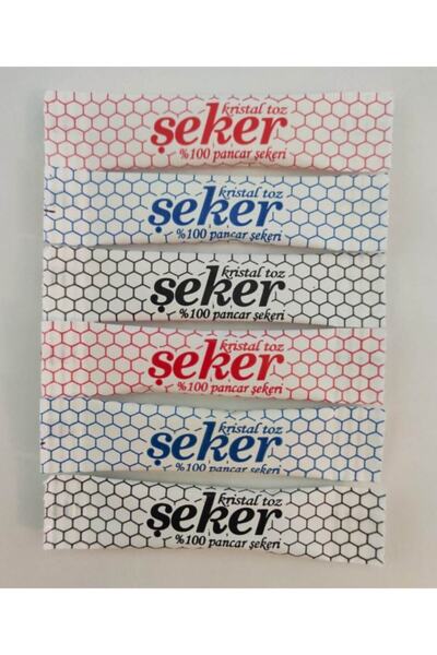 Sek Şeker Stick Şeker Karışık Renkli Stick Toz Şeker 1000 Adet X 3 Gr.