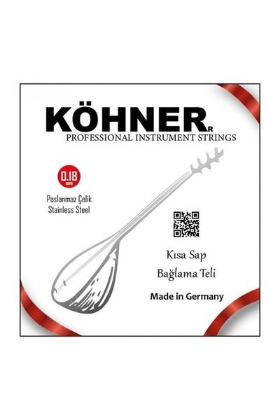 KÖHNER Köhner Pyramid Saz Teli 0.18 Kısa Sap Bağlama teli