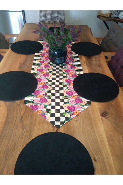 Ayşemce American Service Suit 6 Placă neagră cu dame, (mackenzie) Runner cu m...