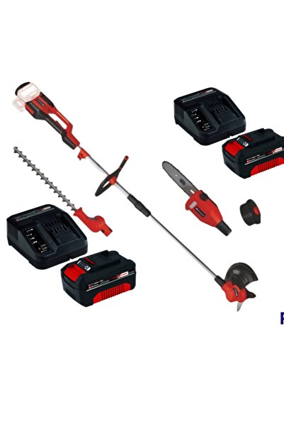 Einhell Ge-lm 36/4 In 1 Li Akülü Tırpan Çit Ve Dal Budama 2x4a Aku Kit