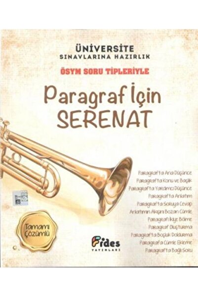Fides Yayınları Fides Ösym Soru Tipleriyle Paragraf Için Serenat (yeni)