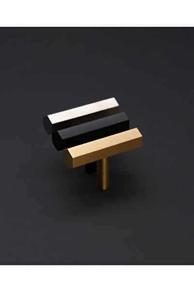 Sor Kimya Luxuryxarch Violet T Bar Mat Gold - Altın Düğme Kulp