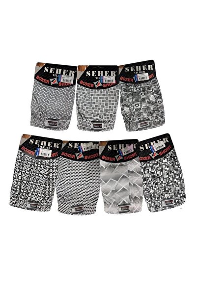 Seher Yıldızı Мъжки боксерки с шарки, размер XL, пакет от 9 броя