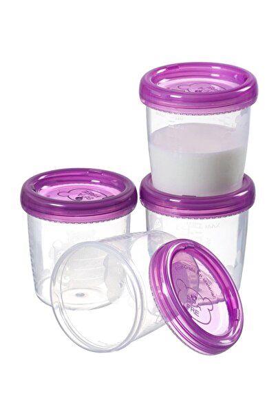 Pembisconsept مجموعة حاويات تخزين حليب الأطفال وطعامهم مكونة من 4 قطع