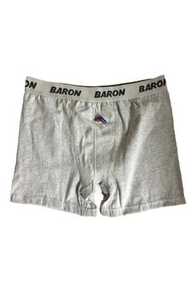 BARON Ανδρικό Grey Lycra Boxer - Πακέτο 1
