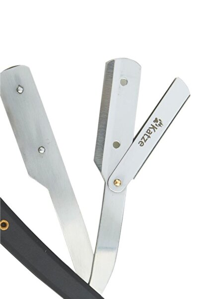 Katze U-006 Covered Razor Attachable Plastic Black Beard Razor