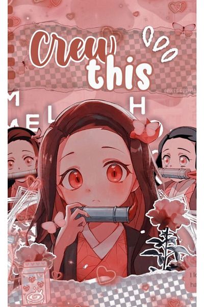 animeandyourworld Nezuko Kamado Anime Notebook 1 Piece Special Design A4 Size 21*29 Cm Wired Checkered Notebook