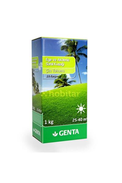 Genta Ege Ve Akdeniz Sahil Kuşağı Çim Tohumu 1 Kg