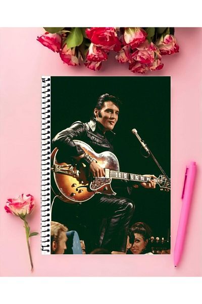 animeandyourworld 1 A4 Size Ring Binder Notebook with Elvis Presley Design