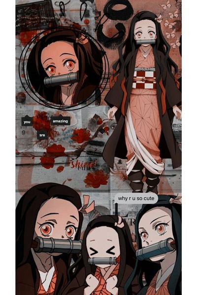 animeandyourworld دفتر Nezuko Kamado Anime - تصميم خاص، مقاس A4، قطعة واحدة مع مربعات مقاس 21*29 سم