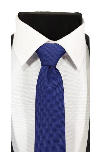 BLC Basic Line Co. Σετ μαντήλια με γραβάτα Parliament Blue Color Dobby